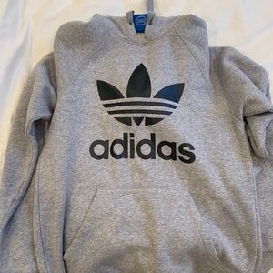 ADIDAS GREY HOODIE